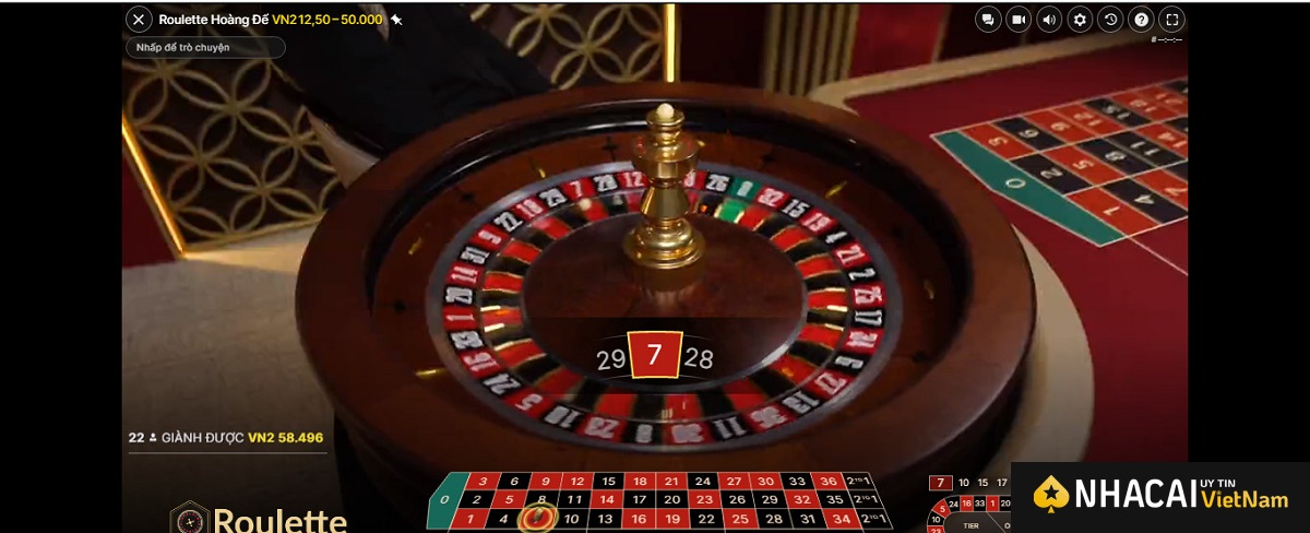 Game roulette hấp dẫn tại các nhà cái trực tuyến