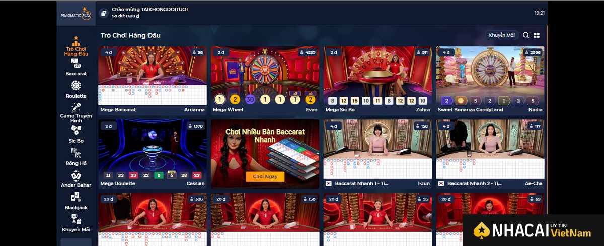 Trò chơi độc quyền tại nhà cái trực tuyến, sòng bạc live casino