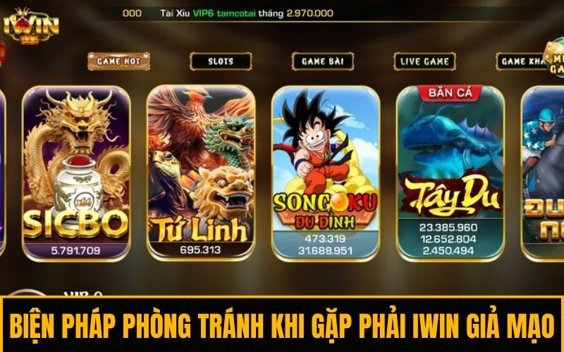 Các biện pháp phòng tránh khi gặp phải iWin giả mạo