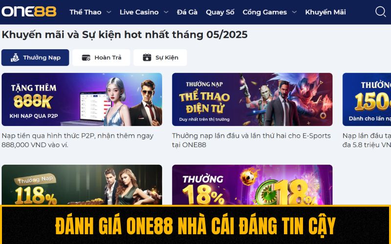 Đánh giá One88 nhà cái đáng tin cậy Đánh giá One88 nhà cái đáng tin cậy