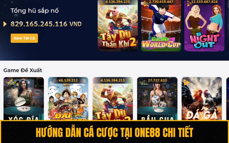 Hướng dẫn cá cược tại One88 chi tiết
