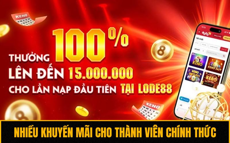Lode88 tung ra nhiều khuyến mãi dành cho thành viên chính thức Lode88 tung ra nhiều khuyến mãi dành cho thành viên chính thức