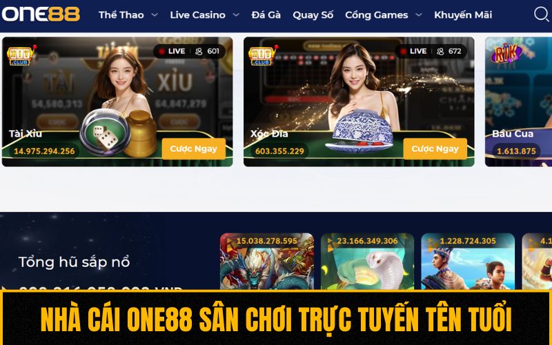 Nhà cái One88 sân chơi trực tuyến tên tuổi tại Việt Nam Nhà cái One88 sân chơi trực tuyến tên tuổi tại Việt Nam