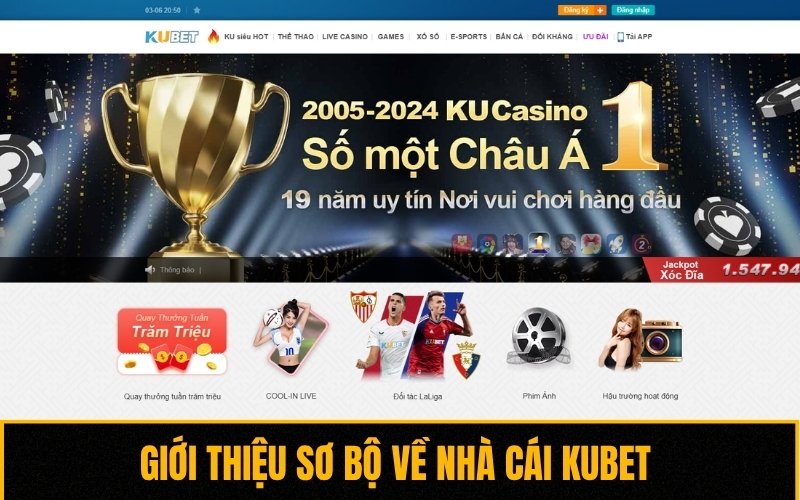Giới thiệu về nhà cái Kubet dẫn đầu thị trường cá cược châu Á